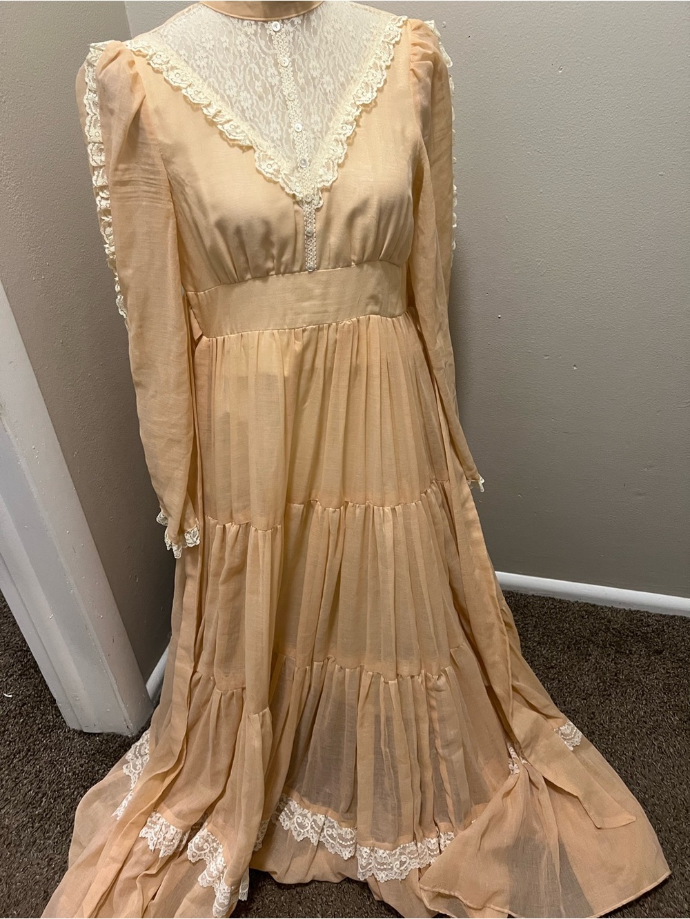 Gunne Sax prairie dress